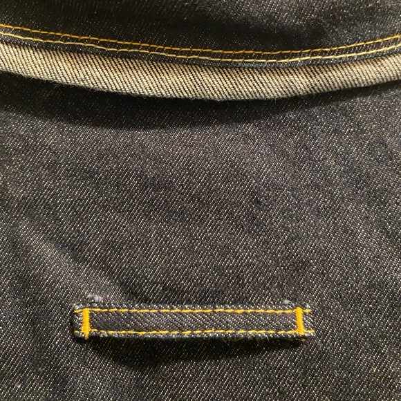 Fubu Fat AlBert Blue Long Sleeve Full Button up Pockets Vintage Denim Jacket - Picture 5 of 9